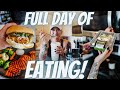 FULL DAY OF EATING | Protein Shake Recipe, Healthy Turkey Burger, & How To Create A Recipe In MFP!