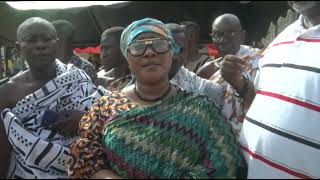 Akyem Asene new Queen mother speaks to the media for the first time