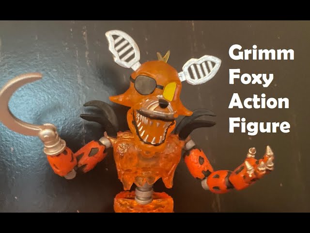 Grimm Foxy Action Figure REVIEW! - FNAF Curse of Dreadbear Action Figures  Funko 