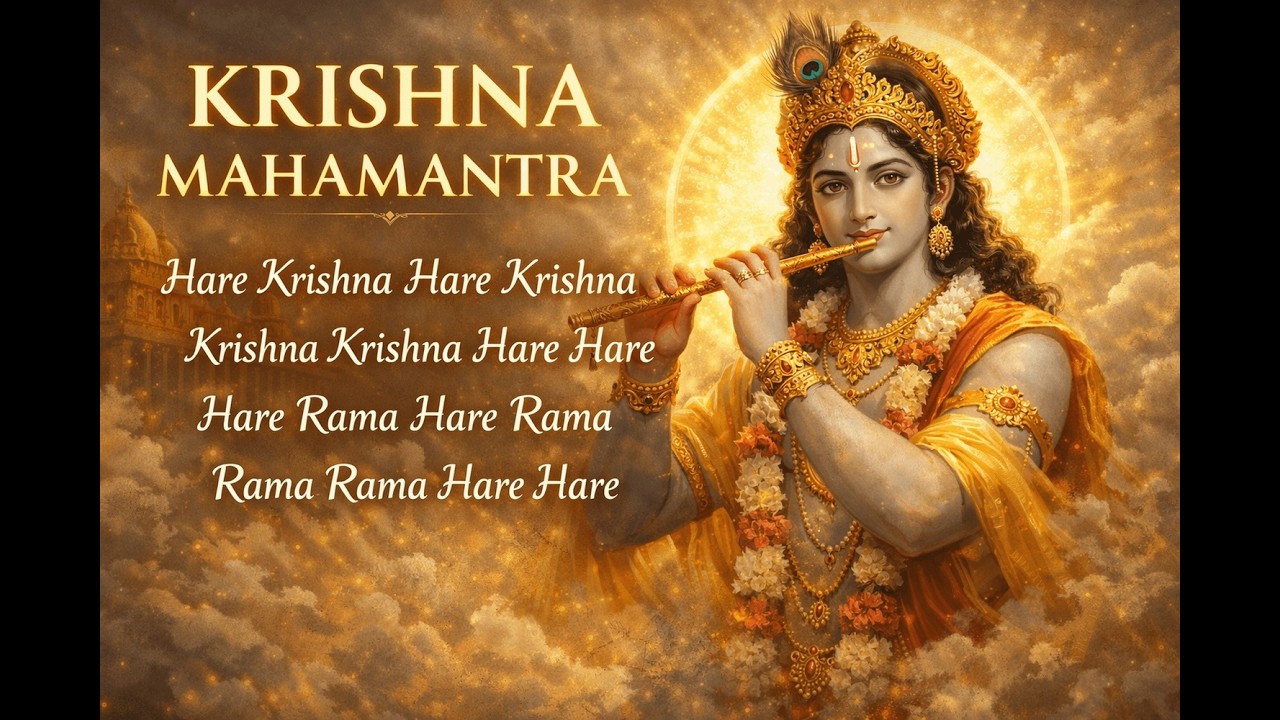 Divine Krishna Mahamantra | Hare Krishna Chanting for Inner Peace | दिव्य भक्ति संकीर्तन #bhakti