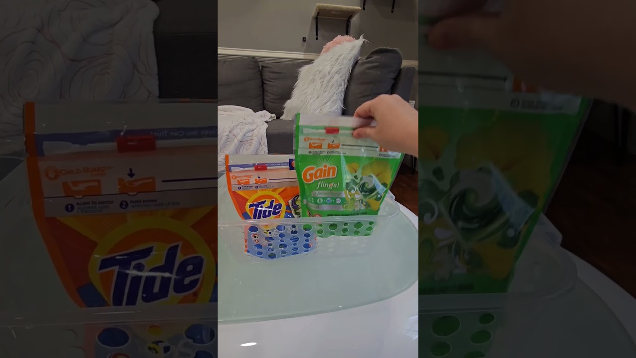 Restocking Asmr Tide Pods Gain Flings