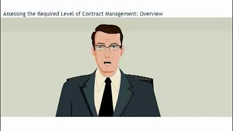 Contract management course: assessing the required level of contract management - part 1