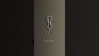 Logo Name Shiv Comment For Next logo namelogo explore viral ytshorts calligraphy logotype