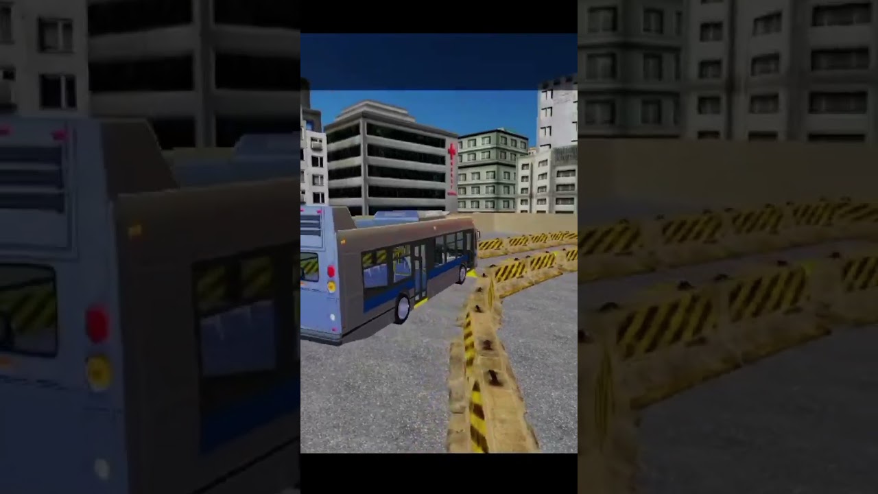 Parking Bus Game 3D 🚍🪞 Professional Mirror Difficult Parking Challenge 😱🔥 