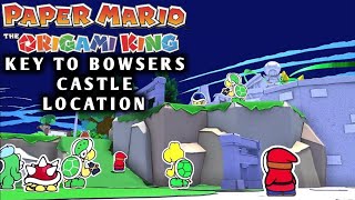 Paper Mario The Origami King Key To Bowsers Castle Location