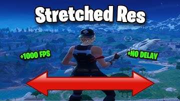 How to get Stretched Resolution in Fortnite Chapter 5! - Under 2 Minutes! 🎮📏