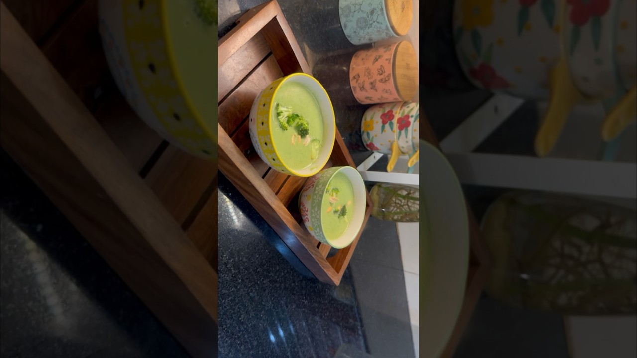 Broccoli soup in winters #shorts