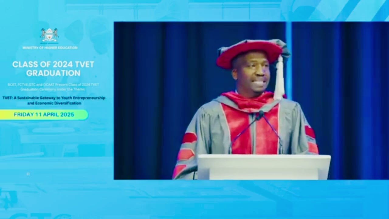 National Graduation Address By Dr. Onkeme Letshwiti TVET Graduation