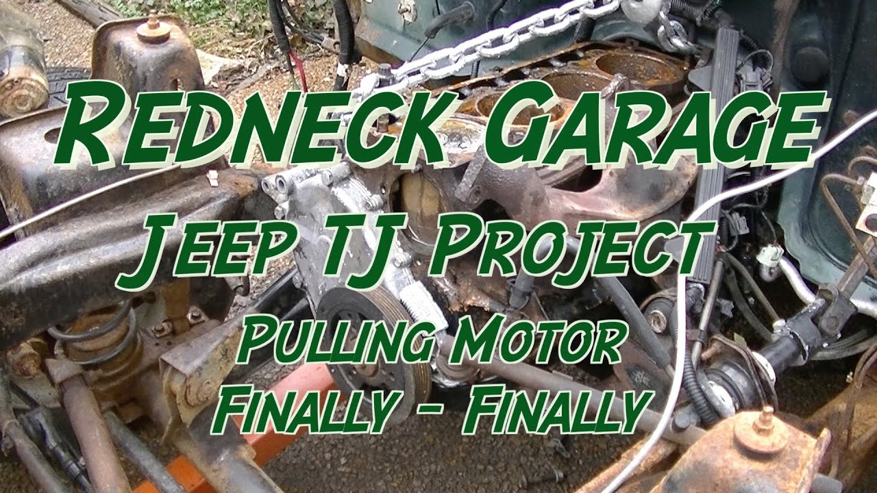 Jeep Wrangler 2.5 / 4.0 Rebuild Series- Engine Pull - Finally Final