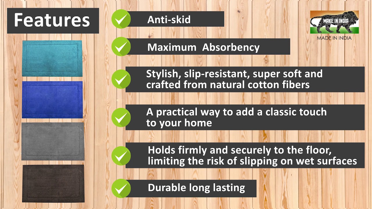 HOMEZONE BATH MATS YouTube