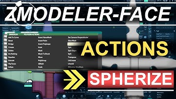 ZBrush - ZModeler Polygon(Actions) - "Spherize"