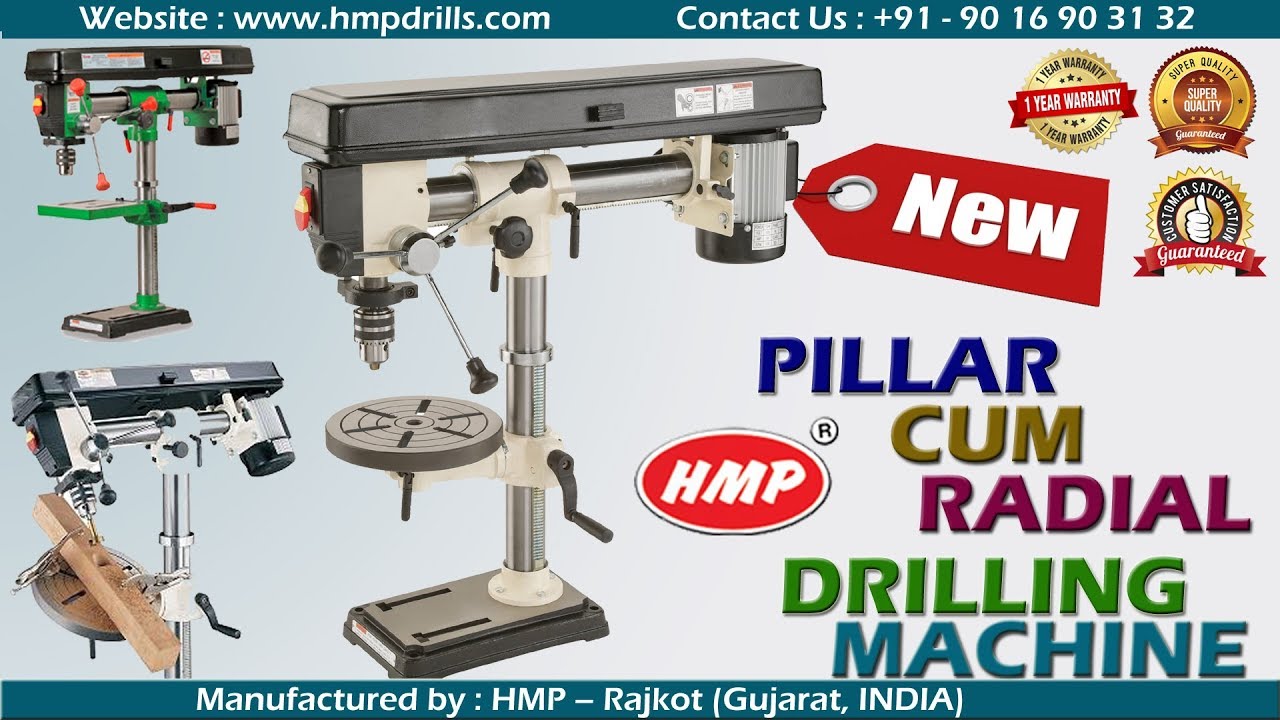 HMP Make Pillar Cum Radial Drilling 