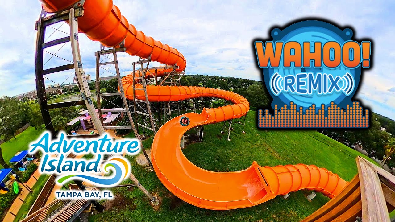 [4K] Wahoo! Remix - Disco Raft Water Ride | On-ride POV | Adventure ...