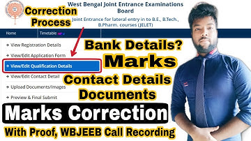 JELET 2020 Counselling Marks Correction Process | 6th Sem Marks | Bank & Contact Details, Documents.