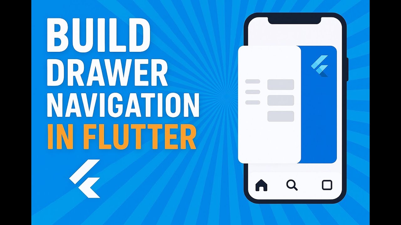 Flutter build Drawer Navigation tutorial - YouTube
