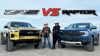 Duelo de Pick Ups medianas: Colorado ZR2 vs Ranger Raptor