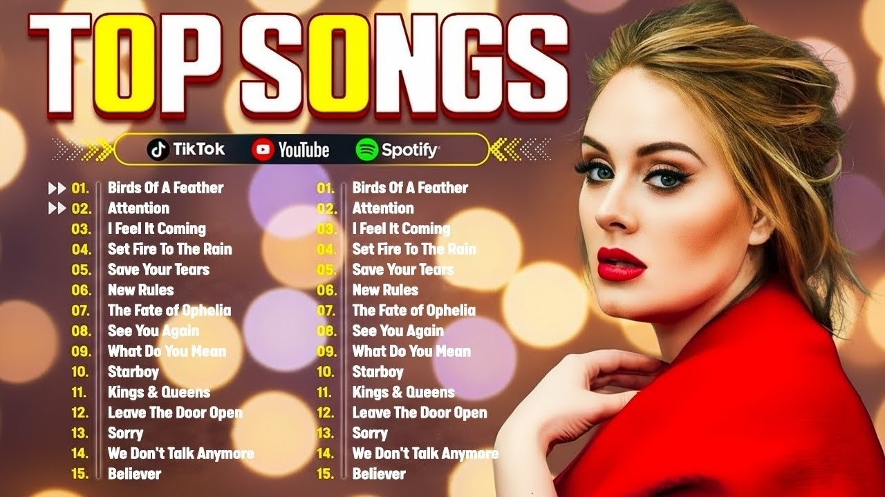 Adele, Bruno Mars, Ed Sheeran, Maroon 5, Dua Lipa, Rihanna, The Weeknd 💥 Billboard Top 50 This Week