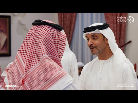 هزاع بن زايد يلتقي أعيان وأهالي سويحان وناهل في مجلس سويحان بمنطقة العين