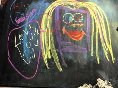 Eva's Chalk board animation