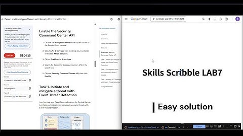 Detect and Investigate Threats with Security Command Center| Lab 7 | #qwiklabs | #arcade |#GSP1125|
