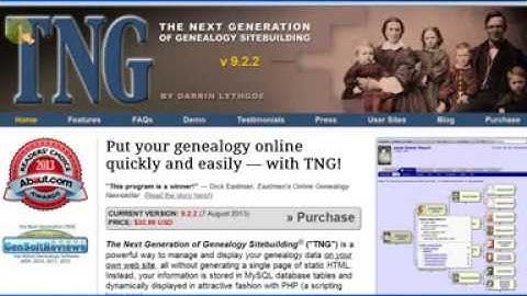 A tour of a working TNG website