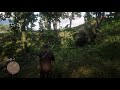 Red Dead Redemption 2_goreve giderken hirzilar yolumu kesdi