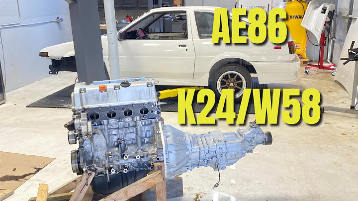 AE86 K24/W58 Supra Transmission Adapter Plate EP.6