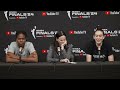 Sandy Brondello, Jonquel Jones, and Breanna Stewart Press Conference | Liberty vs. Lynx
