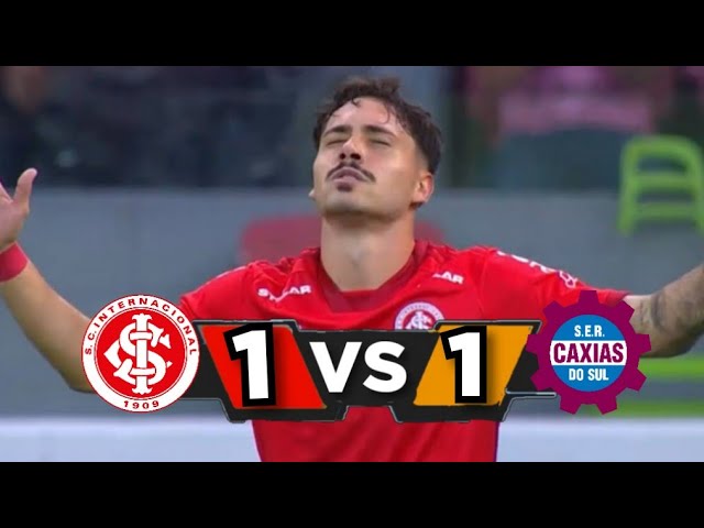 Internacional 2 x 2 Caxias  Campeonato Gaúcho: melhores momentos