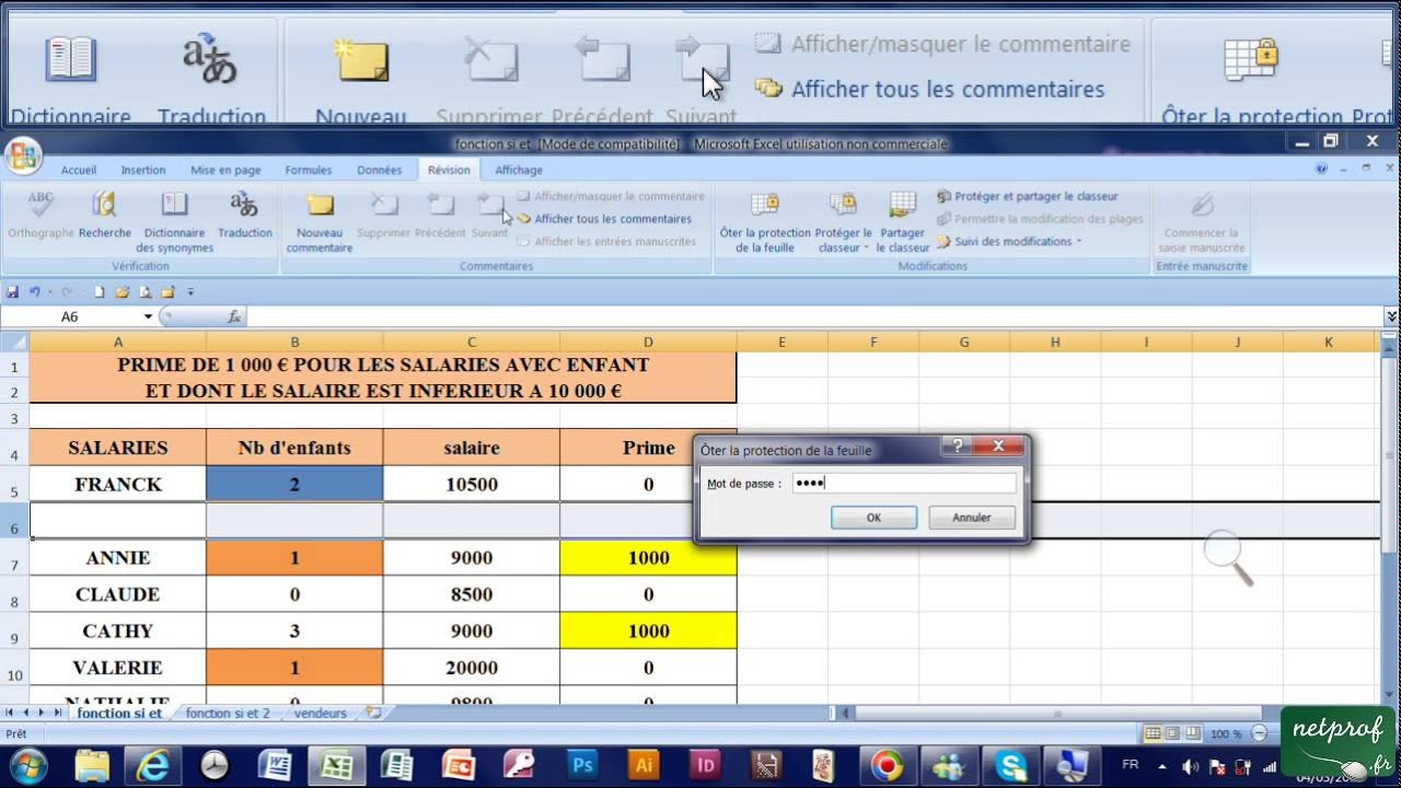 30 Proteger Une Feuille Un Classeur Sur Excel Youtube