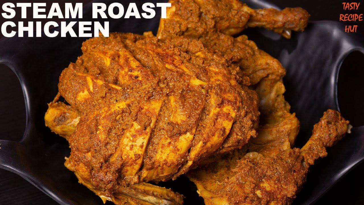 Steam Roast Chicken In Pressure Cooker ! Whole Chicken Roast | Tasty Recipe Hut