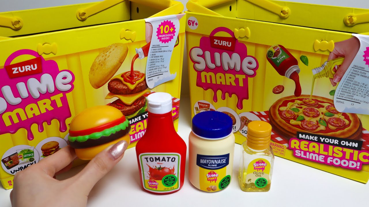 Toy asmr 🤍 Slime Food Making Compilation ASMR Satisfying with Unboxing | Review Toys