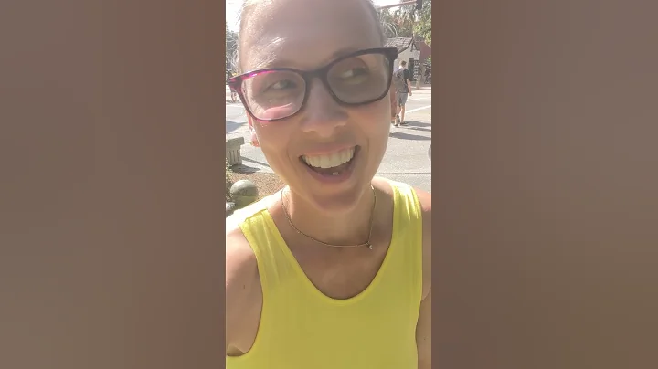 Wearing my yellow dress out in St. Augustine, FL.