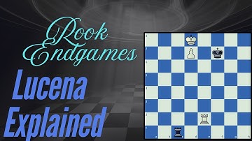 Master the Lucena position- simple rook endgames