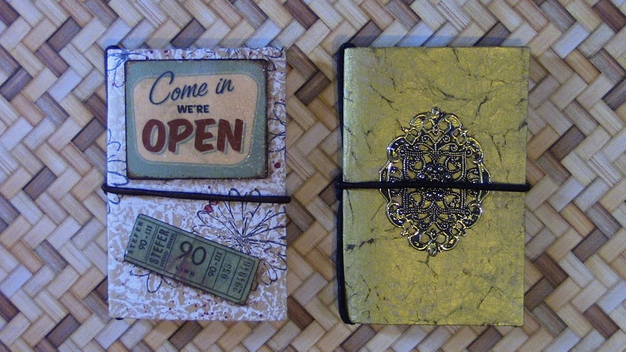 DIY: Mini Journal (Mini Notebook, Mini Album, "Minidori" ) / Version 3