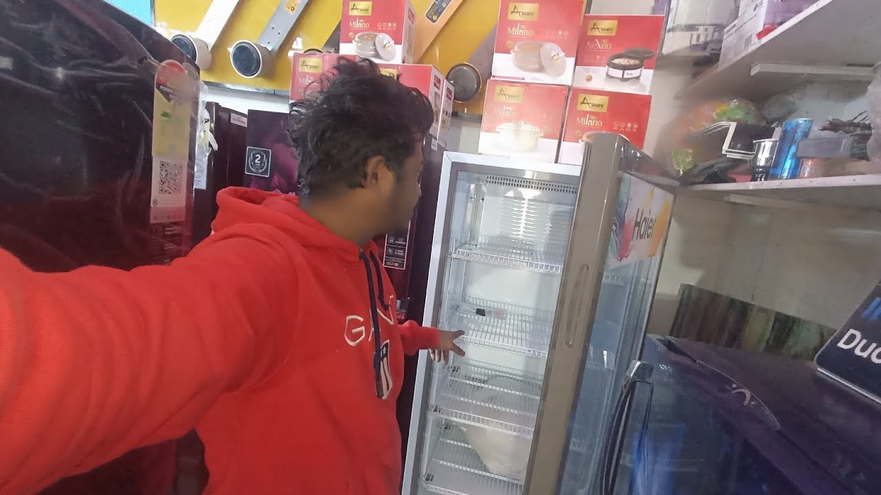 My first vlogs | Haier refrigerator visi cooler 😱