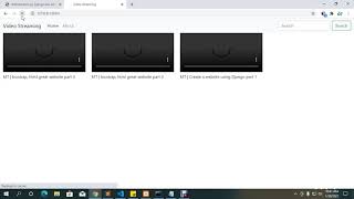 Video streaming project using Python as a demo