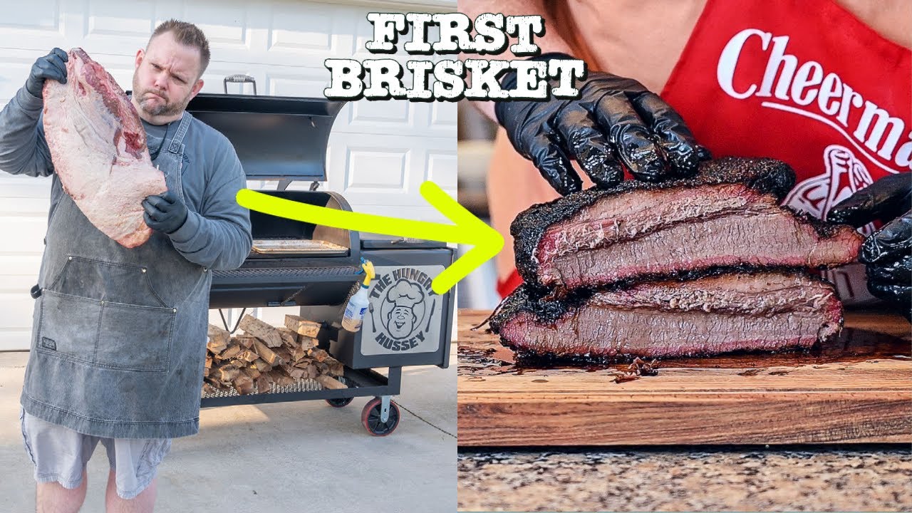 First Time Brisket Cook on the Lone Star Grillz Offset Smoker YouTube