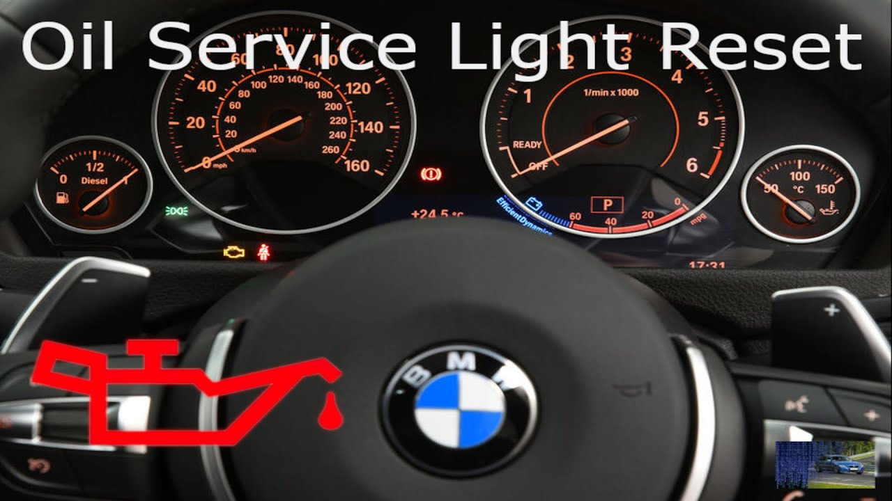 BMW Oil Service Light Reset on F30/ F31/ F34/ F36 - YouTube