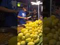 Hardworking Thai Mama Cutting Durian - Fruits Cutting Skill
