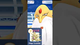 DUO MEGA ALAKAZAM Raid with Mega Tyranitar in Pokemon GO.