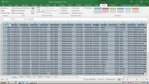 Business Analytics: Data Visualization with Pivot Tables Video 1