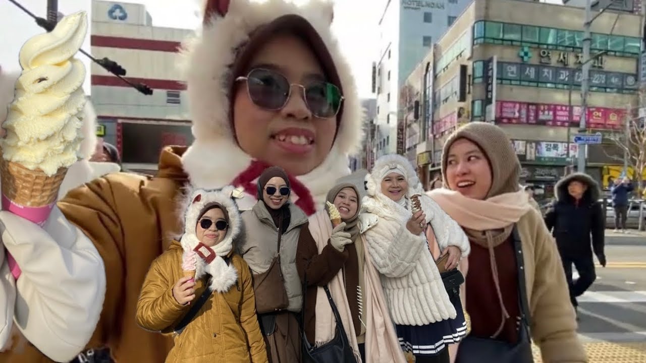 First time in South Korea, –4°C and I forgot to bring winter essentials. Nangis dikit gapapa ya 🥶😭