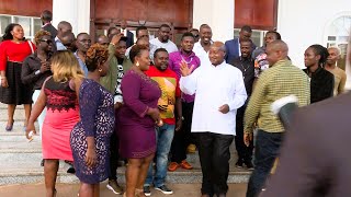 The Unforgettable Tubonga Naawe All Stars Visit to State House | Museveni Humbly Welcomed them