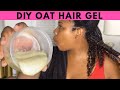 DIY Oatmeal hair Gel | Oats for Dry Hair