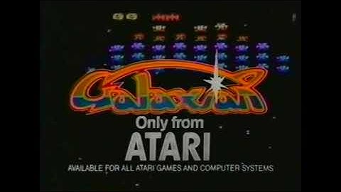 Galaxian TV Commercial for Atari 2600 & 5200 - VCS - 1983