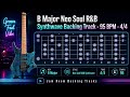 B Major Neo Soul R&B Synthwave Backing Track - 95 BPM - 4/4