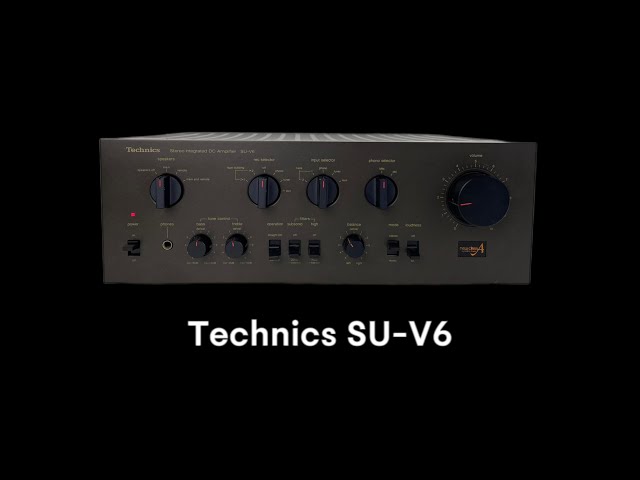 Technics SU-V6 Stereo Integrated DC Amplifier - YouTube