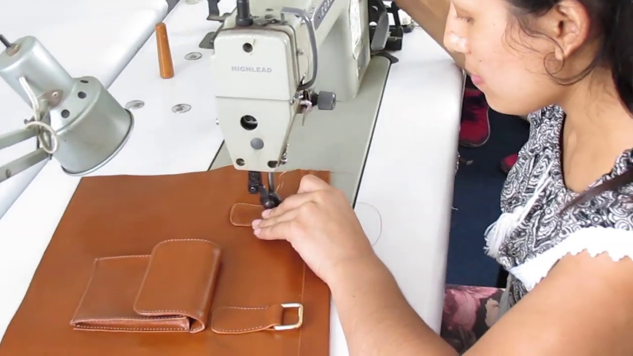 Costura cartera de cuero Curso confección de Carteras y Billeteras en