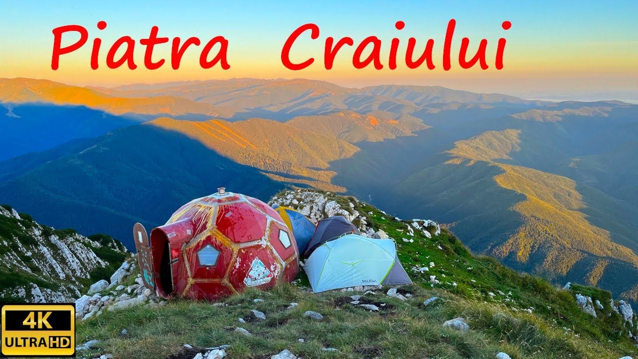 🌄 Cu cortul in Piatra Craiului - Varful Ascutit 4K